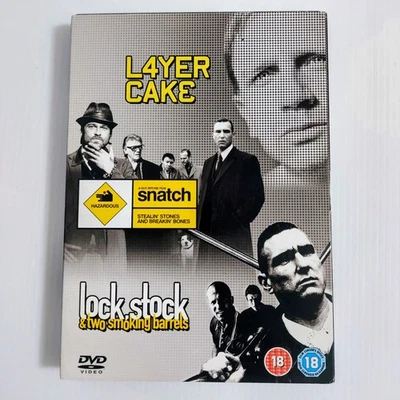 DVD Crime Layer Cake Snatch Lock Stock Box Set Guy Ritchie 3-Film Collection - Image 1 of 4