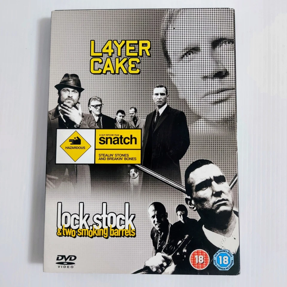 DVD Crime Layer Cake Snatch Lock Stock Box Set Guy Ritchie 3-Film Collection - Image 1 of 4
