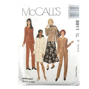 McCall’s Sewing Pattern 8911 Misses’s 10-14 Jacket Pants Skirt Uncut Vintage - Picture 1 of 4