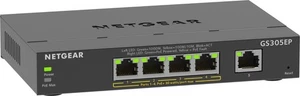 NETGEAR GS305EP 5-Port Gigabit PoE+ Managed Switch | L2/L3 | 63W | Fanless Metal - Afbeelding 1 van 5