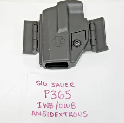 Nueva funda para pistola negra Sig Sauer Brand-P365 IWB/OWB ambidiestra Foto 1 de 4