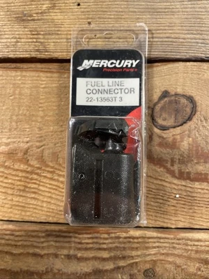 Conector de línea de combustible Mercury Quicksilver 22-13563T 3 OEM NOS Foto 1 de 4