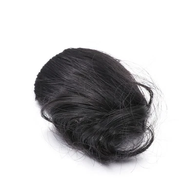  1PC Ricci finti Frangia Bang Clip-in Extension Capelli Parrucchino per Ragazze - Immagine 1 di 4