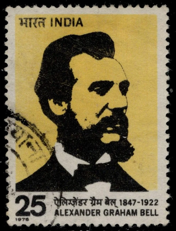 INDIA 715 - Telephone Centenary "Alexander Graham Bell" (pc39968) - Image 1 of 1