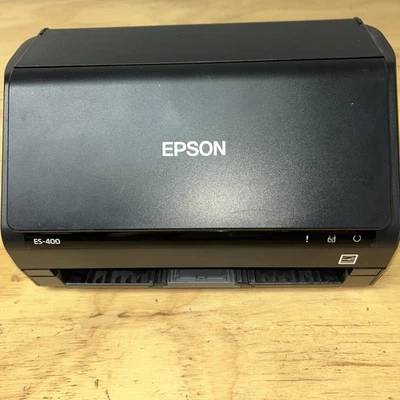 Epson WorkForce ES-400 J381A Duplex Desktop Color Document Scanner w/AC Adapter - Image 1 of 4