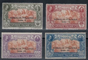 SOMALIA ITALIANA 1923 Propaganda Fide 4v MH* - Imagen 1 de 1