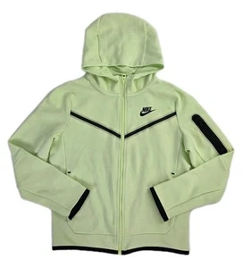 Nike NSW Tech Fleece Hoodie Kids Size Medium Standard Fit Liquid Lime Green - Picture 1 of 7