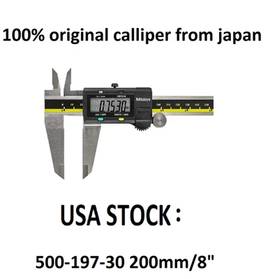 Mitutoyo 500-197-30 200mm/8Absolute Digital Digimatic Vernier Caliper from japan