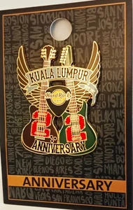 Hard Rock Cafe KUALA LUMPUR Year 2013 22nd Anniversary Pin - Picture 1 of 1