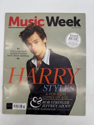 Harry Styles 2019 Music Week Magazine Very Rare One Direction - Image 1 of 4