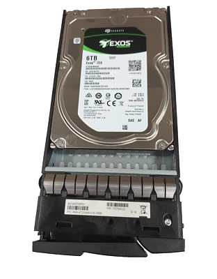 Seagate EXOS 6TB SAS 7.2K 12G 3.5'' HDD ST6000NM0095 1YZ210-004 w Veritas caddy - Image 1 of 4