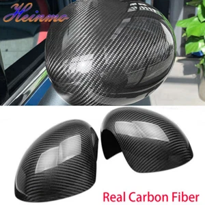 Kohlefaser-Autoseitenspiegelabdeckung Flügelkappe für MINI Cooper S R55 R56 R60 - Picture 1 of 7
