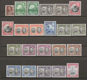 GRENADA 1937/50 SG 152/163f + Shades + Perfs MINT - Picture 1 of 2