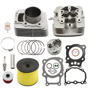 Big Bore Cylinder Head Piston Kit For 2000-2006 Honda Rancher Trx350 TRX 350 - Foto 1 di 21