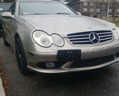 Gancho de remolque de parachoques soporte de montaje de matrícula para Mercedes Clase CLK 2003-2009 nuevo Foto 1 de 4