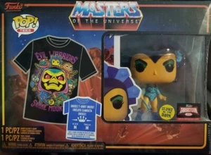 Funko Pop mit Tee Masters of the Universe MOTU GITD Evil-Lyn Target Con 2022 Med - Bild 1 von 1
