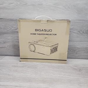 B-204 Projector Bigasuo 1080P Projector 5G WiFi Bluetooth - With Screen!! - Picture 1 of 2