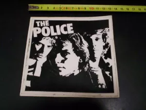 POLIZEI (B/N BAND) STING - VINTAGE STICKER AUFKLEBER RAR! - Bild 1 von 1