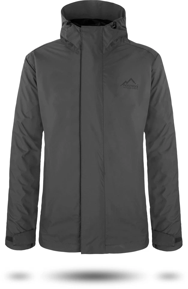 Ultraleichte Herren Sommerjacke Regenjacke mit Kapuze Freizeitjacke Hardshell - Bild 1 von 1