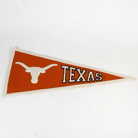 Texas Longhorns Pennant Winning Streak Wool blend Officially licensed 13x32 inch Cover