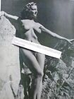 Very Very Rare Vintage Pinup Nude Woman Art Photo c.1940 B&W 8x10 Photo Copy