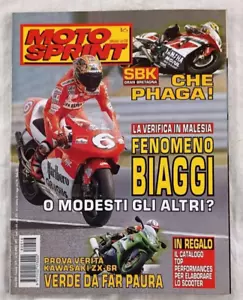 MOTOSPRINT 16/1998 KAWSAKI ZX-6R GILERA RUNNER 125/180 SBK GRAN BRETAGNA - Imagen 1 de 12