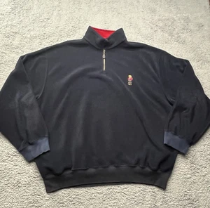 Polo by Ralph Lauren Teddybär Fleece Herren 2XL Vintage 1/4 Zip Pullover Preppy - Bild 1 von 7