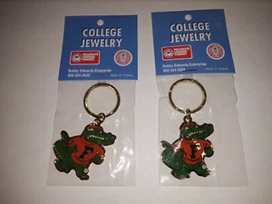 Florida Gators Brass Keychain ( set of 2 ) - Picture 1 of 2