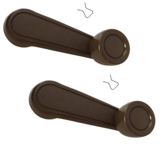 2 x = Manijas de bobinadora de manivela de ventana B para camioneta TOYOTA P/U TACOMA T100 4 corredores furgoneta Foto 1 de 1