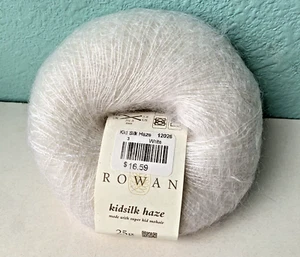 3 - Rowan Kidsilk Haze - #612 White - Mohair / Silk - 25g / 229 yds - Picture 1 of 5