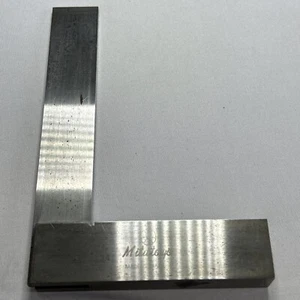 Mitutoyo 6” X 4” Engineers Square Machinist Tool  Made In Brazil M1154 - Picture 1 of 7