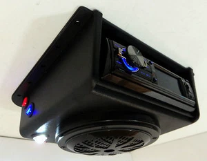 Golf Cart UTV Tractor Boat Overhead Console Roof Mount Stereo Radio - Picture 1 of 7