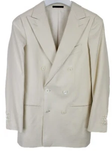 SUITSUPPLY La Spalla Blazer Men's UK 32 Silk Blend Double Breasted Peak Lapel - Picture 1 of 9