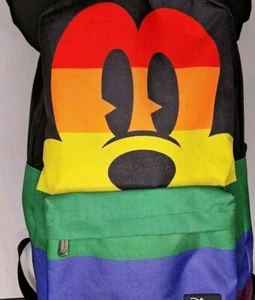 Disney Backpack Disney Parks Loungefly Mickey Mouse Ears Clean Vibrant - Picture 1 of 23