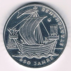 10 Euro Silbermünze 650 Jahre Städtehanse 2006 - Bild 1 von 2