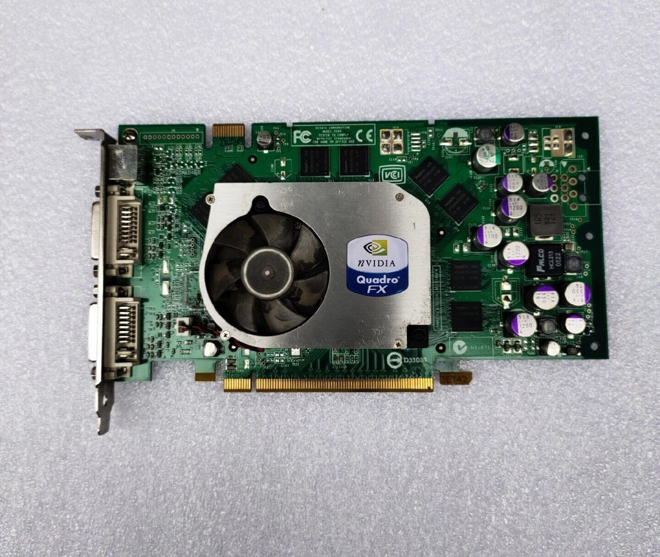 NVIDIA Quadro FX1400 128MB GDDR Dual DVI Professional Graphics Card - Image 1 of 4