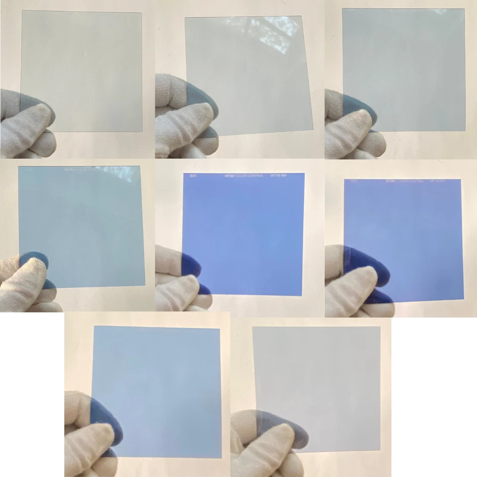 Lot Sinar Resin Blue Cooling Filters 4x4 100mm~80A,80B,80C,80D,82,82A,82B,82C - Image 1 of 4