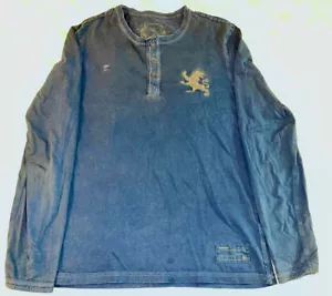 T-shirt uomo Express maniche lunghe taglia M blu - Foto 1 di 6