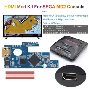Kit HDMI SEGA MD2 Compatible con HDMI Mod Para SEGA Mega Drive 2 Para SEGA Genesis 2 - Imagen 1 de 25