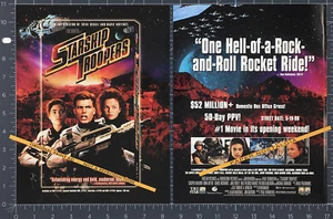 STARSHIP TROOPERS - Original 1998 Trade AD/ ADVERT_ Dina Meyer _ Denise Richards - Picture 1 of 1