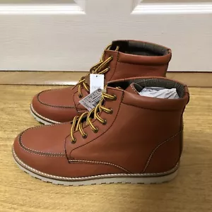 NEXT Stivali da uomo in pelle taglia UK 6 stivali in pelle marrone chiaro - Foto 1 di 8