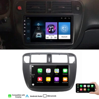 9" Android 11.0 Autoradio GPS Navi Wifi für Honda Civic 1995-2000 mit Carplay - Bild 1 von 4