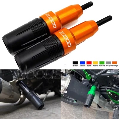 For KAWASAKI Z1000 z1000R CNC Exhaust Slider Crash Protector Falling Protection - Изображение 1 из 4