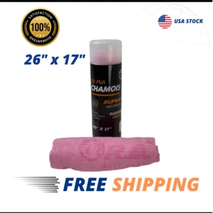 R.A Premium 26x17 Shammy Cloth for Car Drying-Super Absorbent Synthetic Chamois - Picture 1 of 7