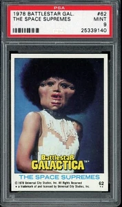 1978 Battlestar Galactica #62 The Space Supremes PSA 9 - Picture 1 of 2