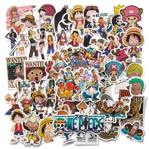 One Piece Stickers Japan Anime Cool Waterproof Sticker Luggage Skateboard Guitar - Picture 1 of 10