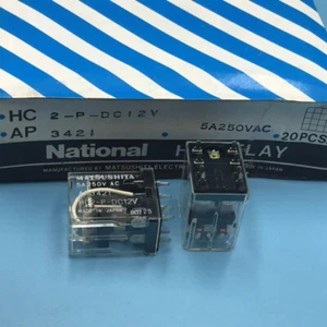 MATSUSHITA HC2-P-DC12V AP3421 5A 250VAC Power Relay 8 Pins - Picture 1 of 1