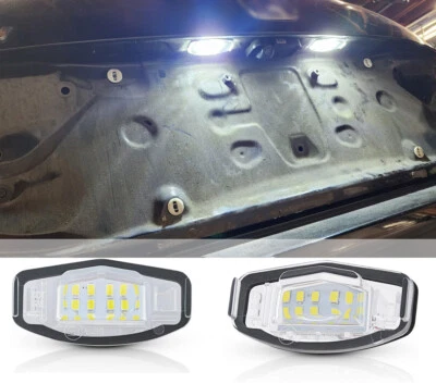 2Pcs LED License Plate Light Direct For Honda Odyssey 2000 2001 2002 2003 2004 Foto 1 de 4