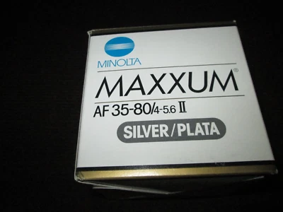 Lente zoom para cámara MINOLTA MAXXUM AF 35-80 MM 1:4 ~ 5,6 ¡en caja original! Foto 1 de 4