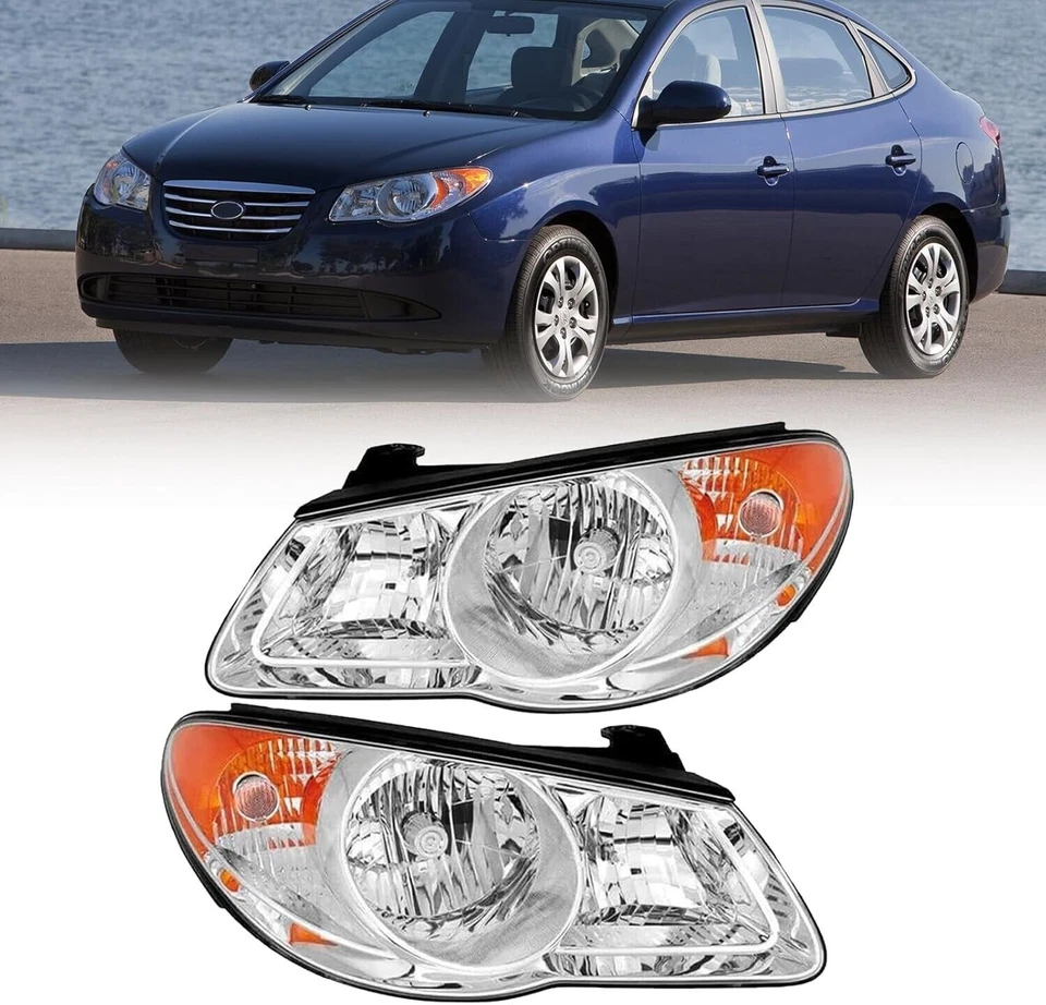 Repuesto faros delanteros para Elantra 2007-2010 07 08 09 10 izquierda+derecha Foto 1 de 4